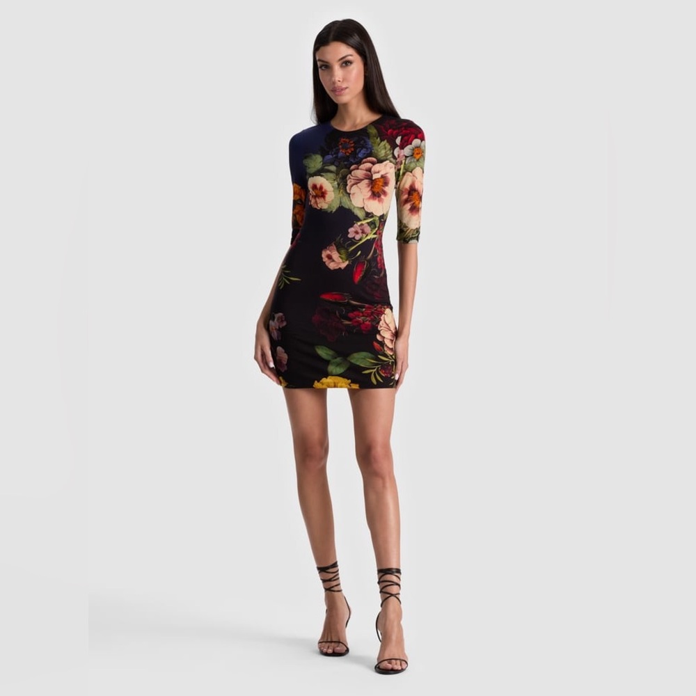 ALICE + OLIVIA DELORA MINI DRESS, Size 6, $395